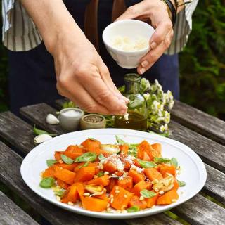 Butternut grillé à l'italienne Butternut grillé à l'italienne