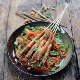 Gambas à l'asiatique