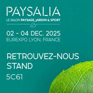 2-4 décembre 2023 / Salon Paysalia -  Eurexpo Lyon
