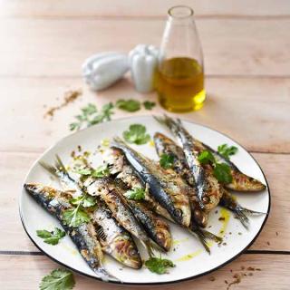 Sardines grillées aux herbes parfumées