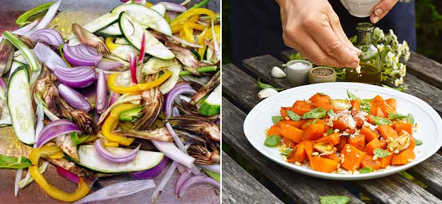 legumes a la plancha