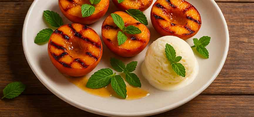 recette-ete-peches-grilles