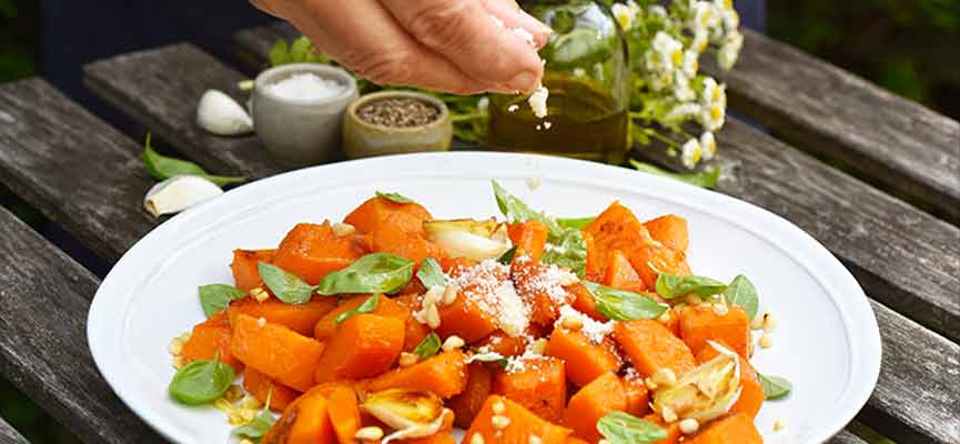 Butternut grillé à l'italienne Butternut grillé à l'italienne