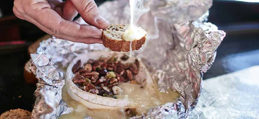Camembert with dried fruit Camembert with dried fruit