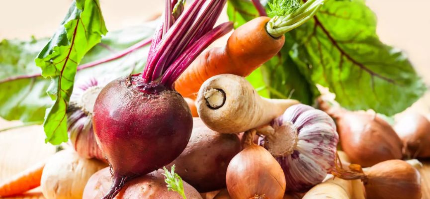 Root vegetables and sausages Root vegetables and sausages