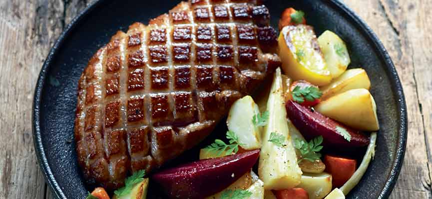 Magrets de canard et légumes d’automne Magrets de canard et légumes d’automne