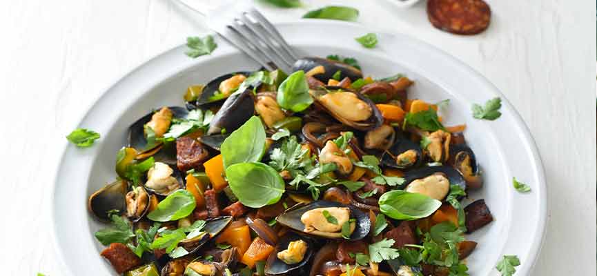 Moules à l'espagnole