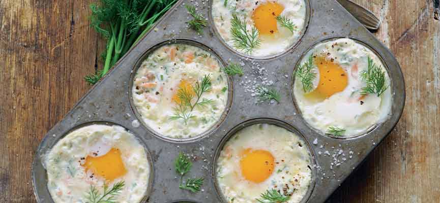 Oeufs cocotte en muffins Oeufs cocotte en muffins