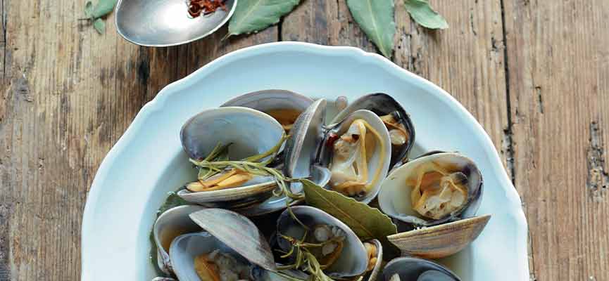 Palourdes au safran Palourdes au safran