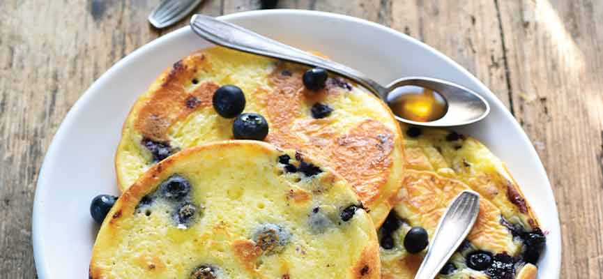 Pancakes sans gluten aux myrtilles Pancakes sans gluten aux myrtilles